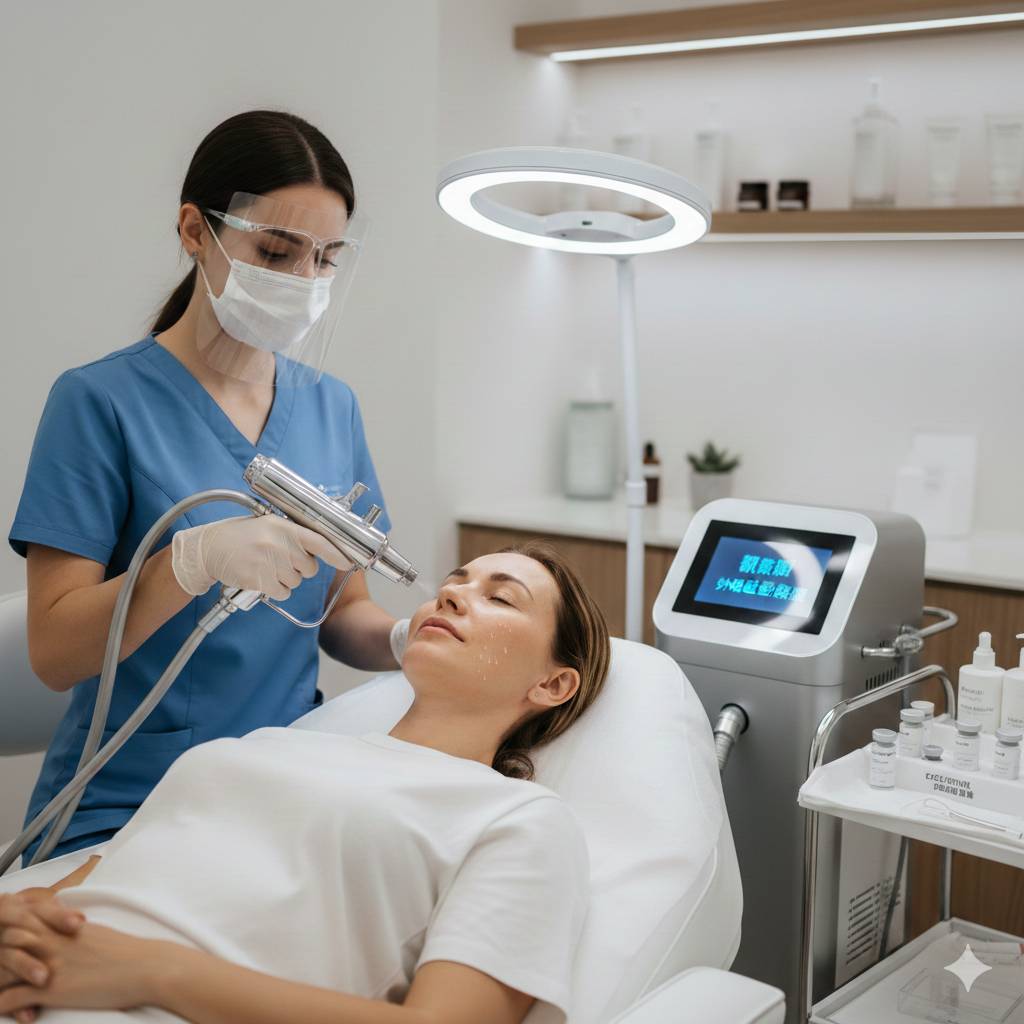 專業美容師操作